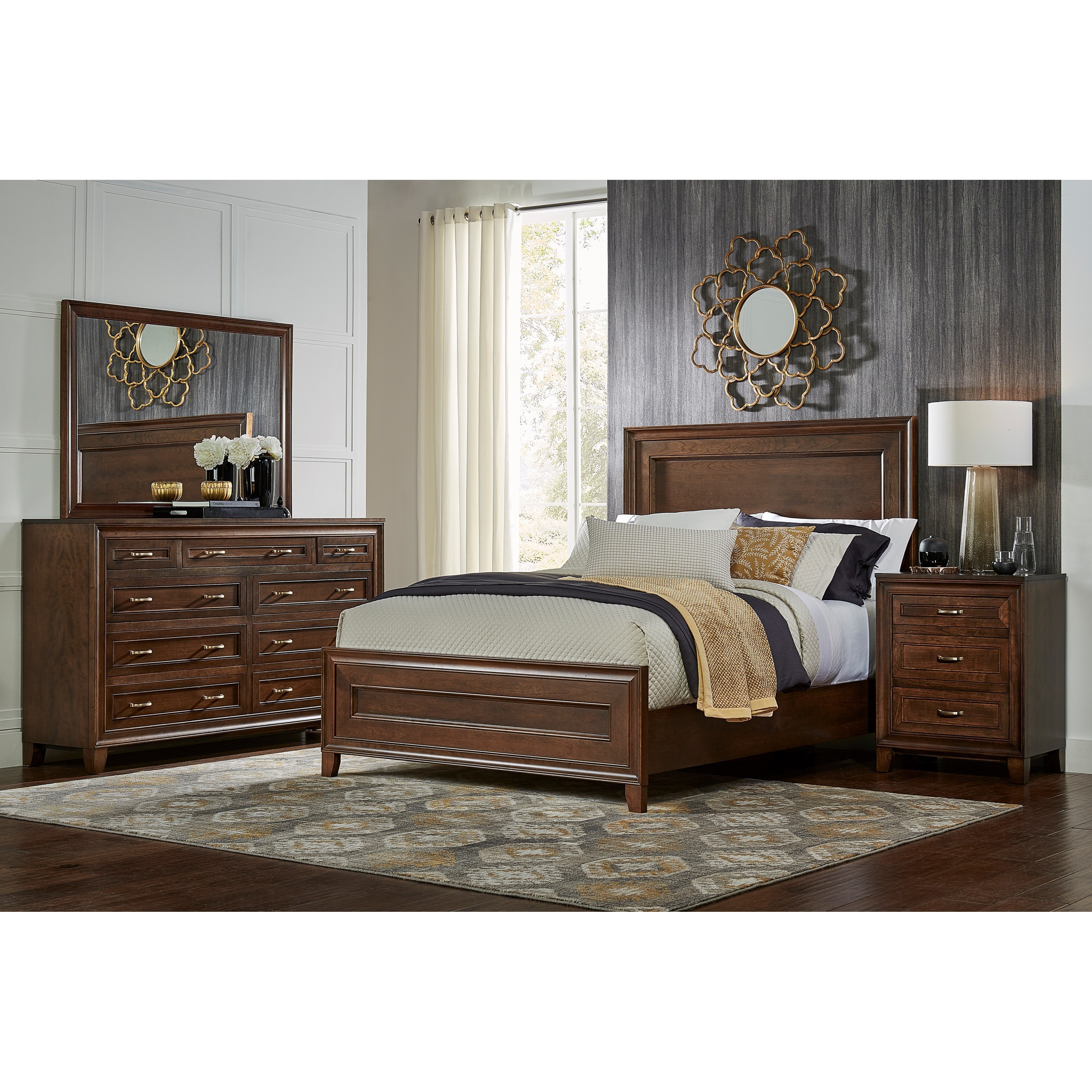 Daniels Amish Summerville King Bedroom Group Virginia Furniture